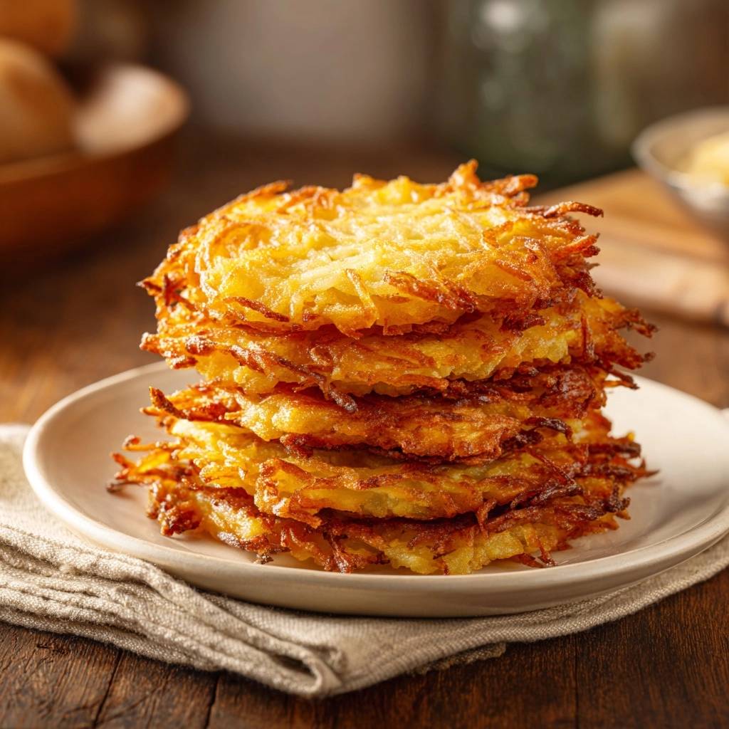 Knusprige Kartoffelpuffer (Nie wieder matschige Puffer!)