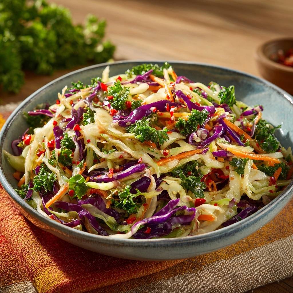 Knackiger Regenbogen-Krautsalat (Keine wässrige Soße mehr)