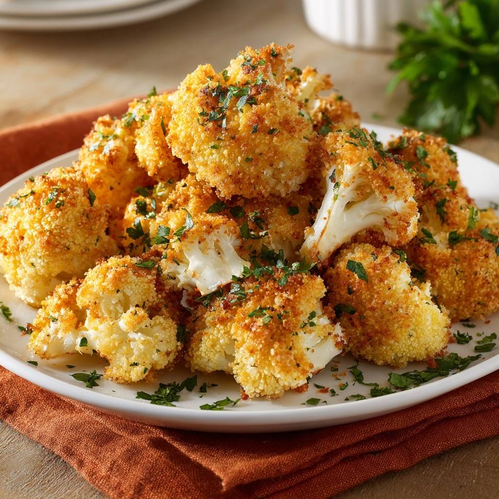 Knuspriger Ofen-Blütenkohl