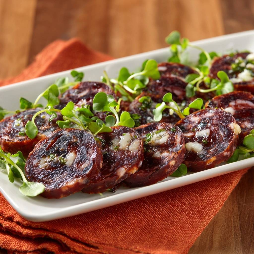 Knusprige Salamischeiben mit Kresse