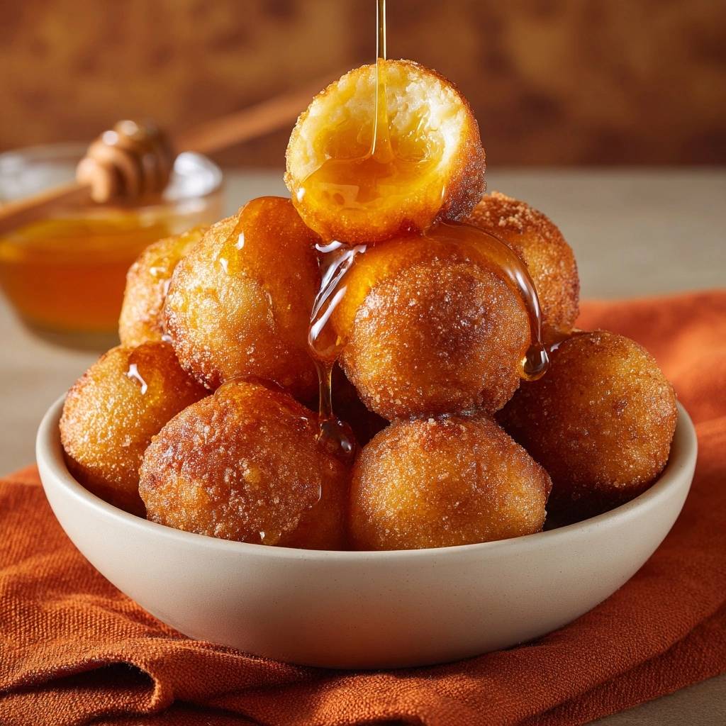 Knusprige Honig-Kartoffelbällchen