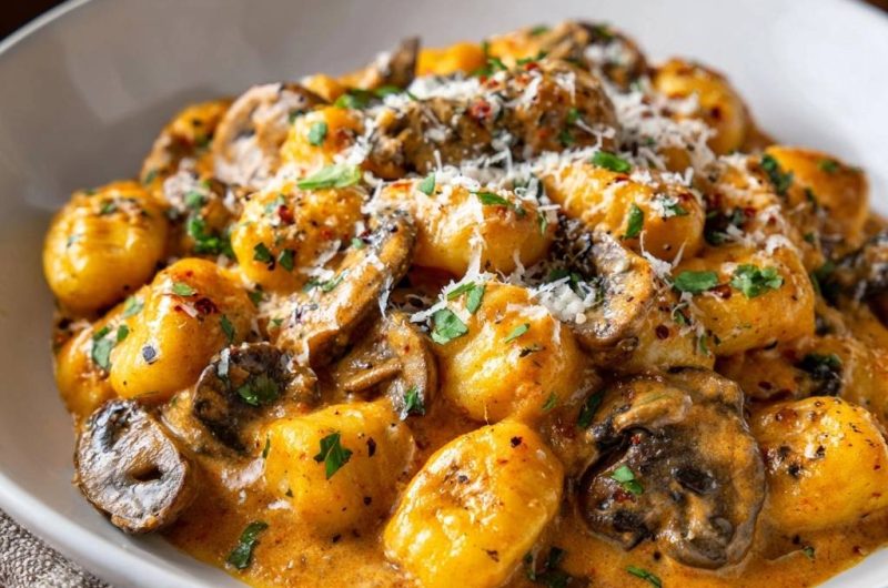 Cremige Pilz-Gnocchi (Nie wieder matschige Gnocchi)