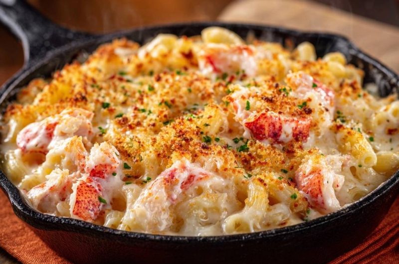 Cremiger Hummer-Mac-and-Cheese