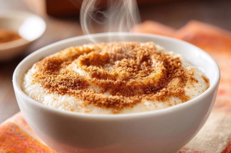 Cremiger Milchreis mit Zimtzucker