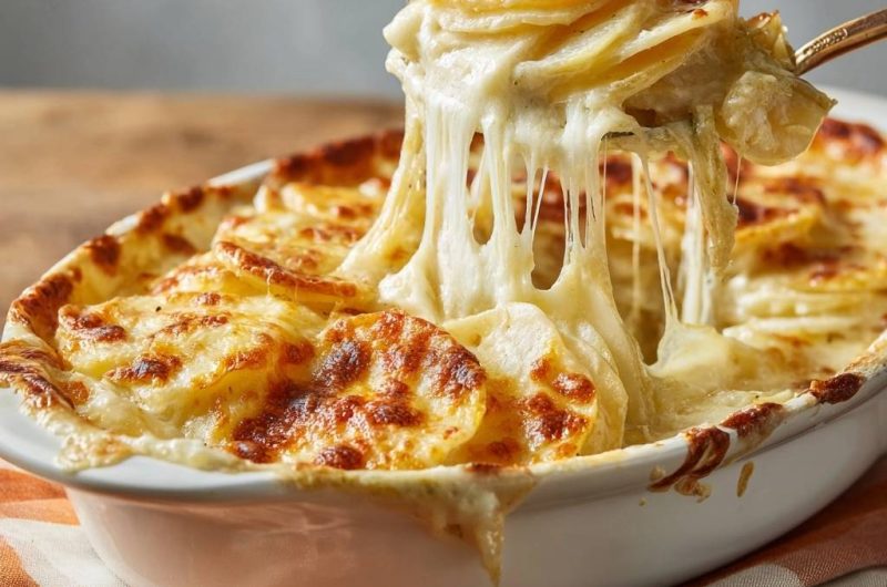 Cremiges Kartoffelgratin (Keine wässrige Soße mehr)
