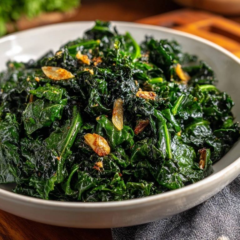Gebratener Grünkohl mit Knoblauch: Knusprig ohne Anbrennen