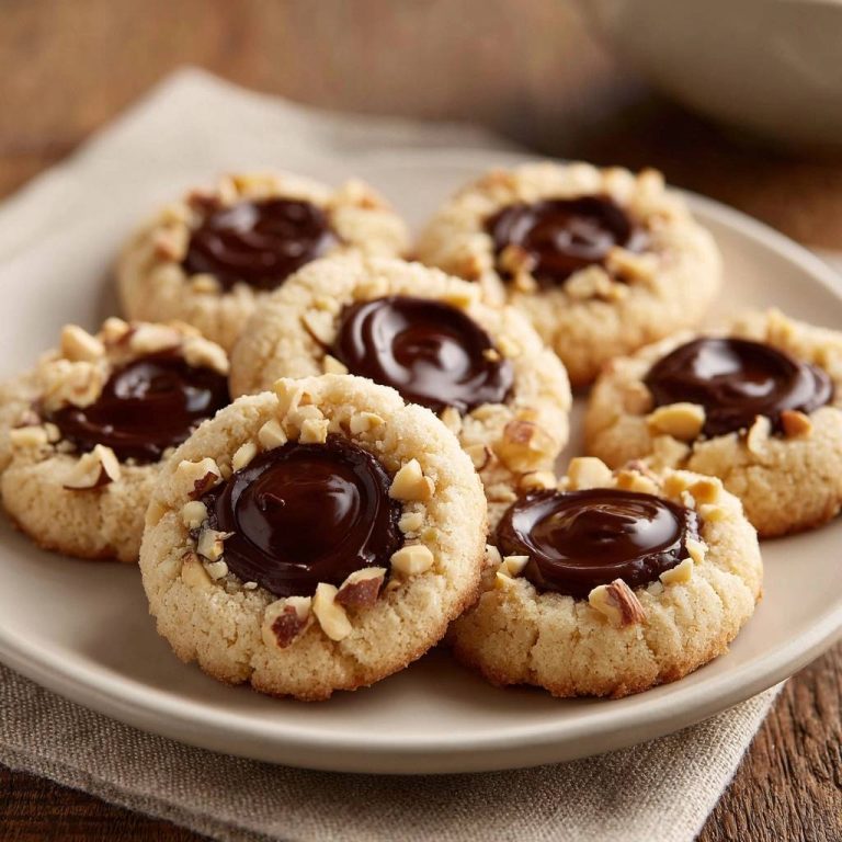 Haselnuss-Schokoladen-Plätzchen – perfekte Mulde garantiert!
