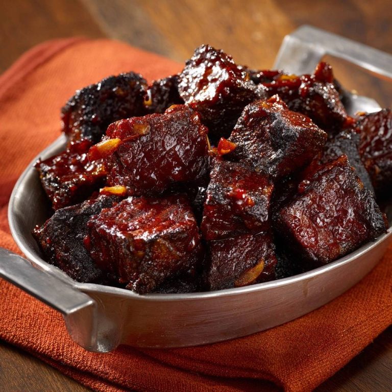 Knusprige BBQ-Rindfleischwürfel: Saftig & Knusprig!