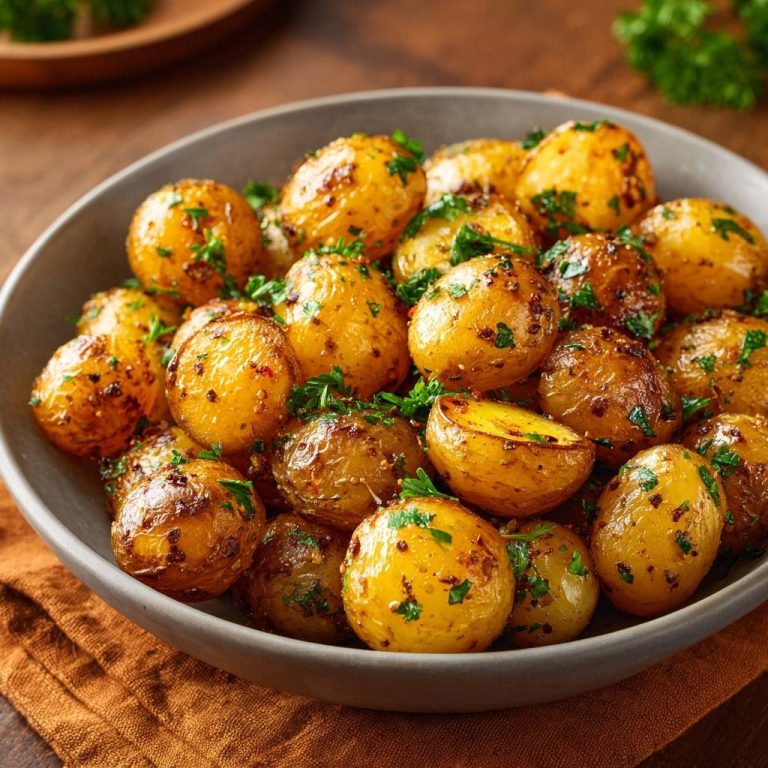 Knusprige Babykartoffeln mit Petersilie – Rezept
