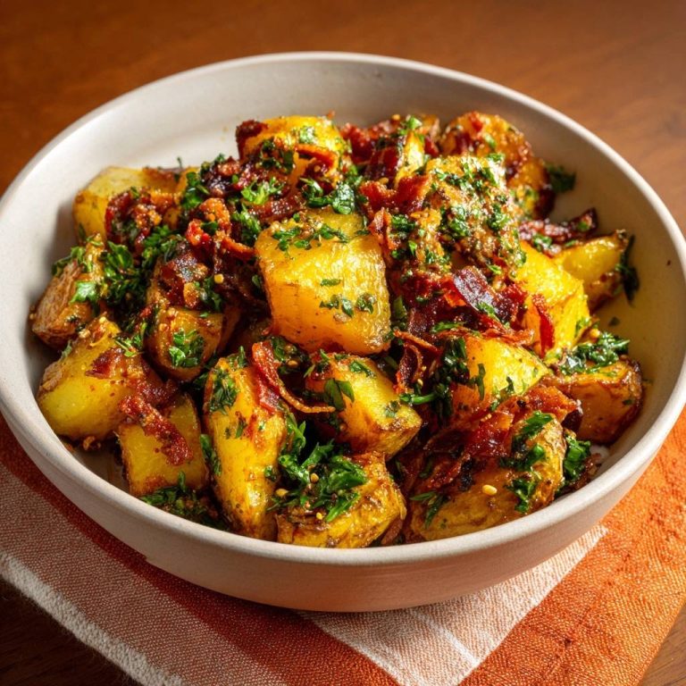 Knusprige Bratkartoffeln mit Speck: Nie wieder matschig!