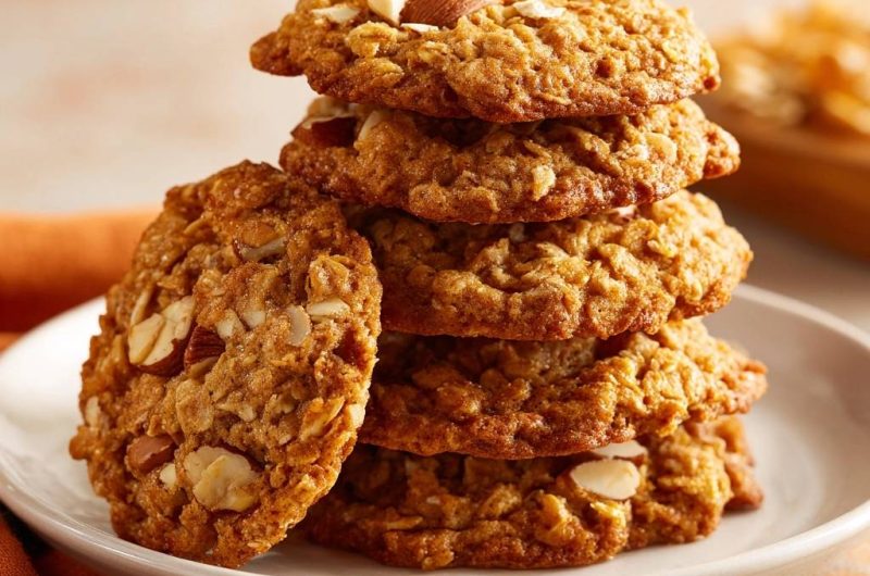 Knusprige Hafer-Mandel-Cookies