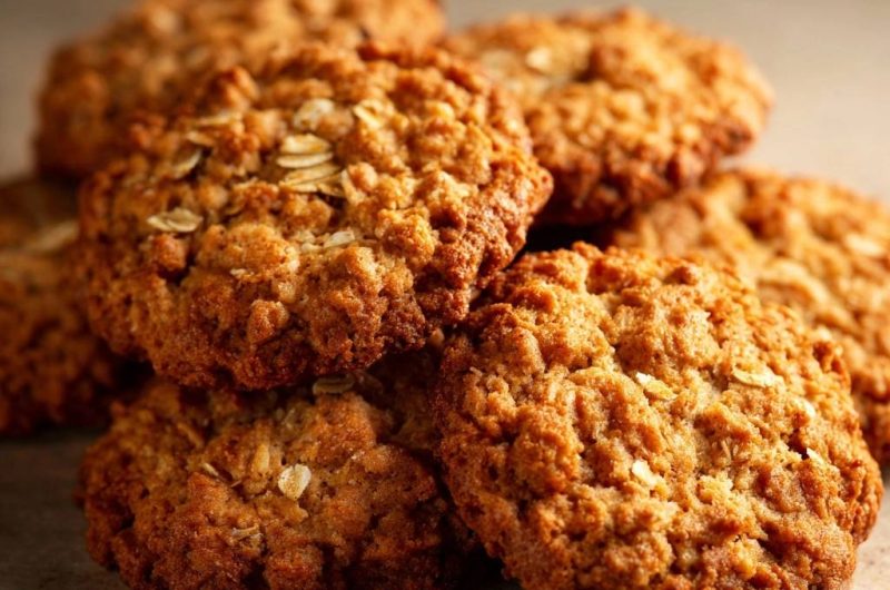 Knusprige Haferflocken-Kekse (Nie wieder flache Kekse!)