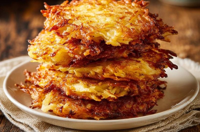 Knusprige Kartoffelpuffer (Nie wieder matschige Puffer!)