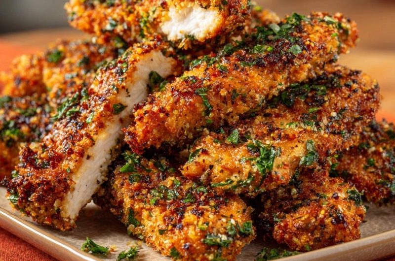 Knusprige Kräuter-Hähnchen-Tenders