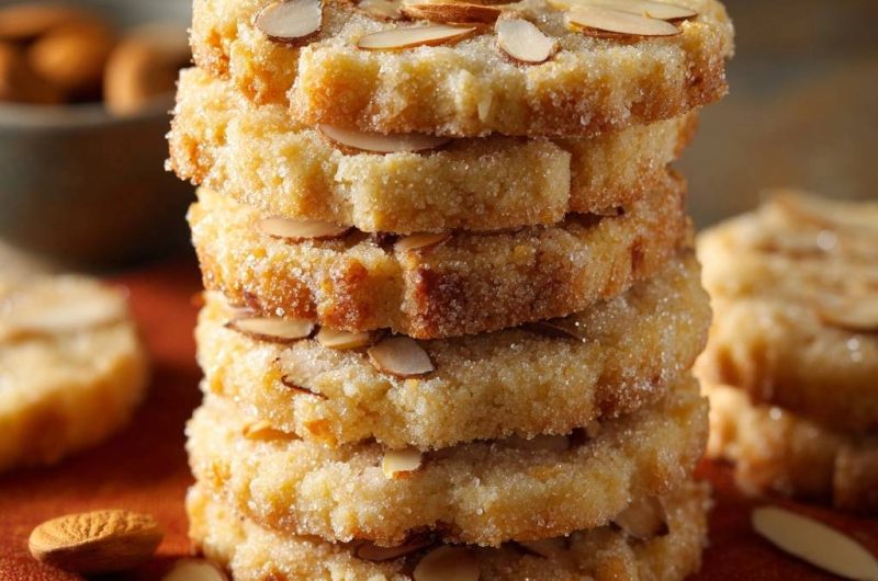 Knusprige Mandelkekse (Nie wieder flache Kekse!)