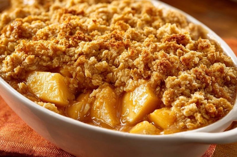 Knuspriger Apfel-Crumble