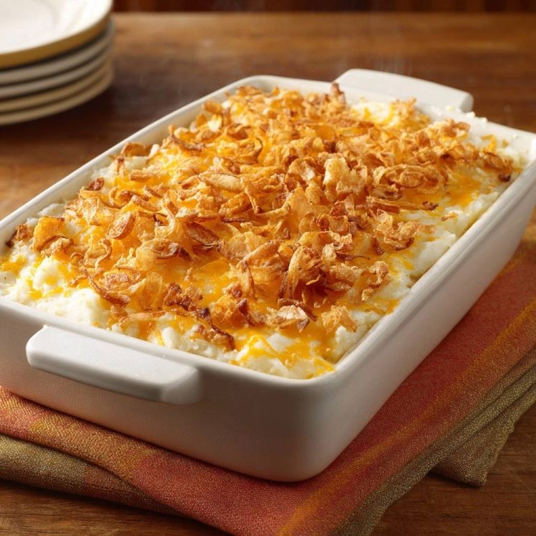 Knuspriger Käse-Kartoffel-Auflauf Rezept