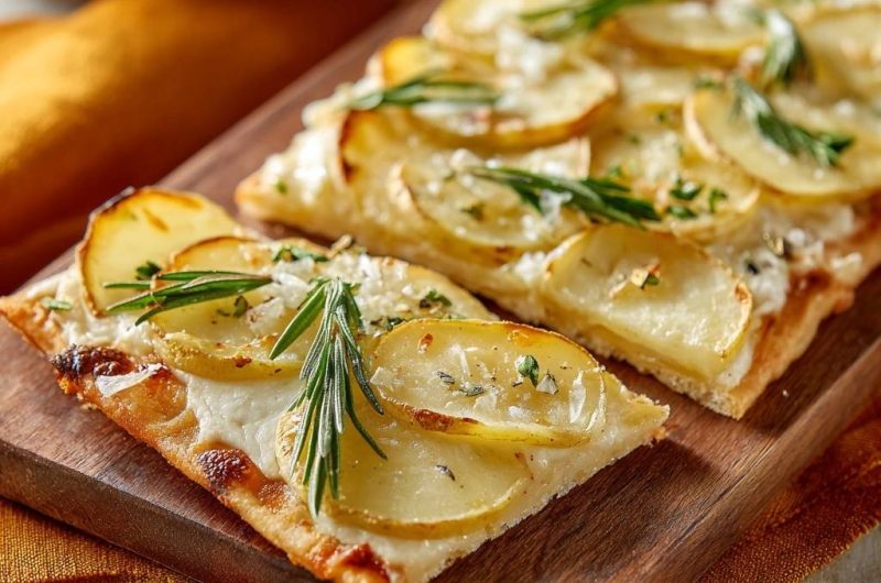 Knuspriger Kartoffel-Rosmarin-Fladen