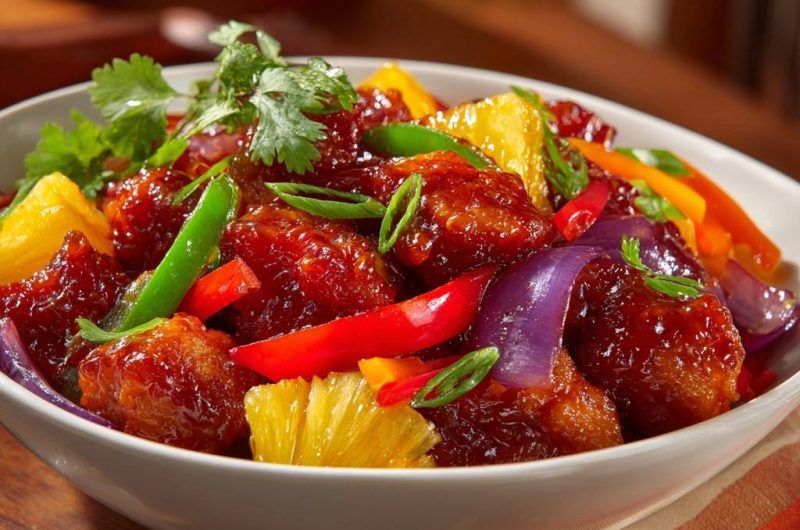 Knuspriges Ananas-Hähnchen