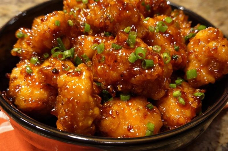 Knuspriges Süß-Scharfes Hähnchen