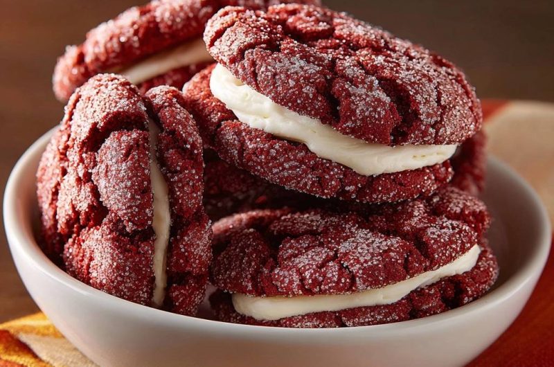 Red Velvet Whoopie Pies