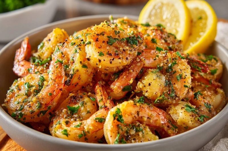 Saftige Knoblauch-Garnelen