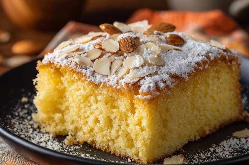 Saftiger Mandelkuchen