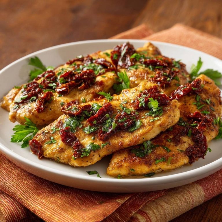 Saftiges Hähnchen mit sonnengetrockneten Tomaten – Rezept