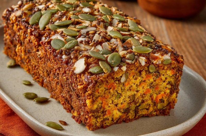 Saftiges Karotten-Samenbrot