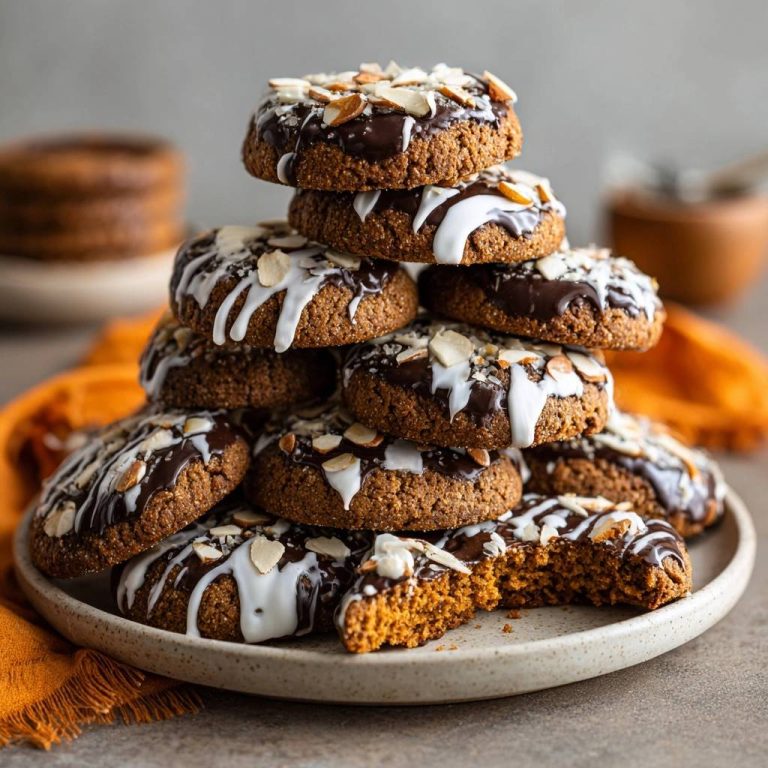 Schoko-Mandel-Kürbiskekse (Nie wieder matschige Kürbiskekse!)