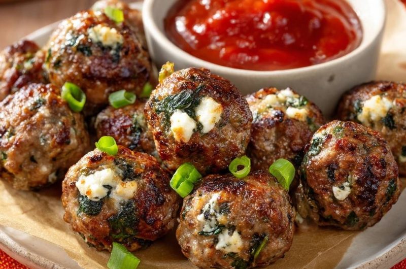 Spinat-Feta-Frikadellen