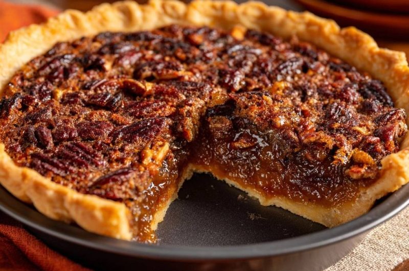 Ultimative Pekannusstorte (Nie wieder matschiger Boden!)