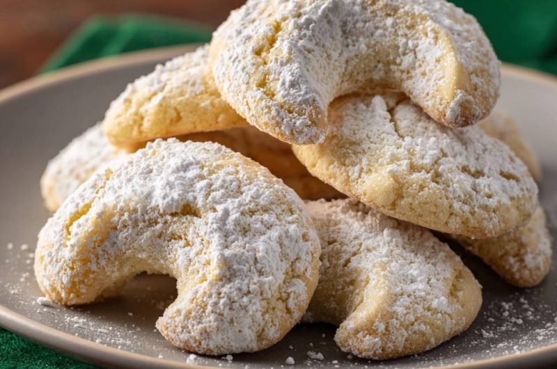 Vanillekipferl (Nie wieder zerbröselnde Kipferl!)