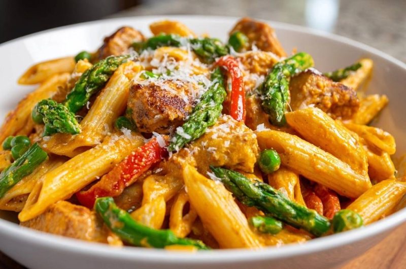 Penne mit Hähnchen