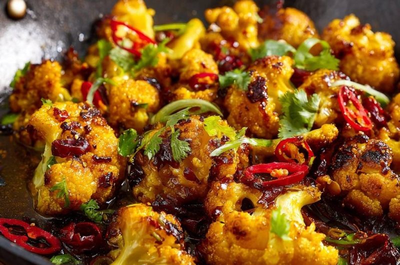 Chili-Blütenkohl-Wok