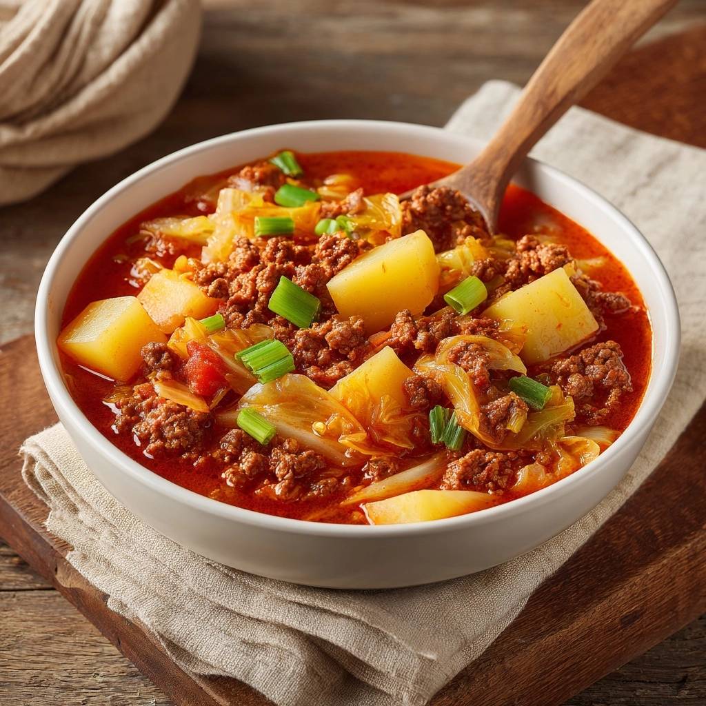 Sämiger Hack-Kohl-Eintopf mit Kartoffeln (Keine wässrige Soße mehr)