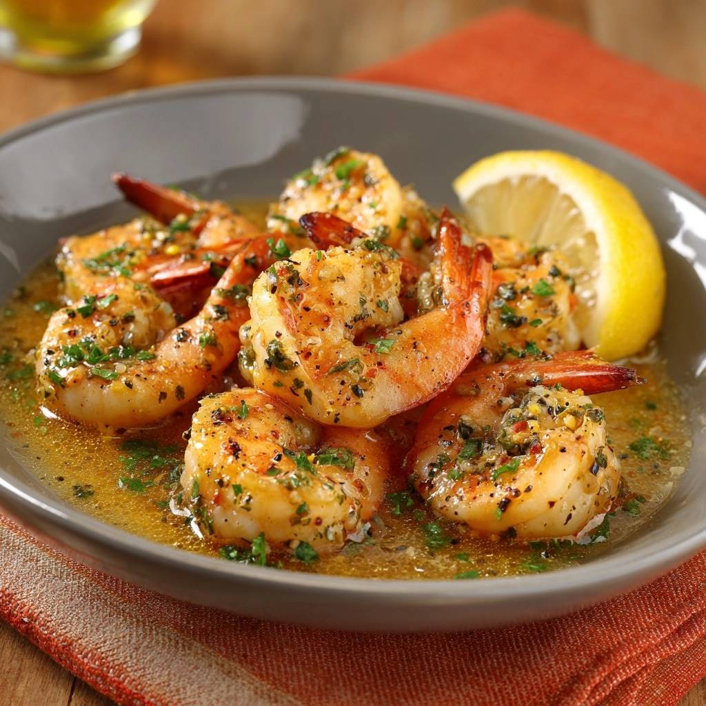 Saftige Knoblauch-Garnelen