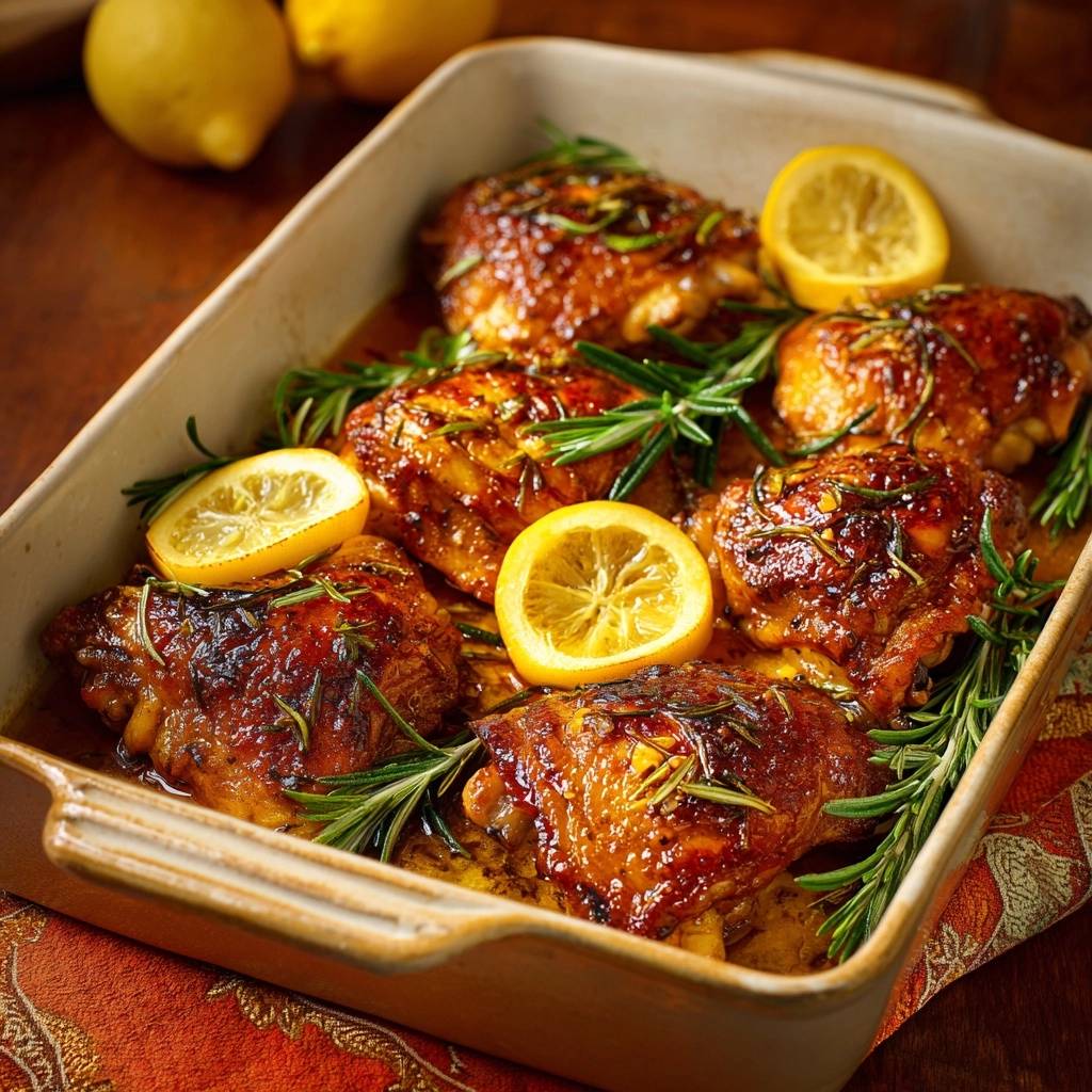 Saftiges Zitronen-Rosmarin-Hähnchen