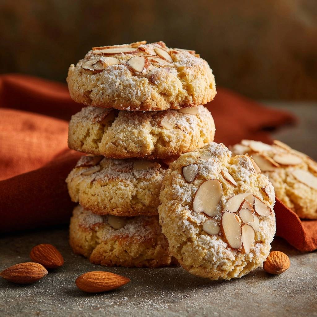 Sandige Mandelplätzchen (Nie wieder bröselnder Teig!)