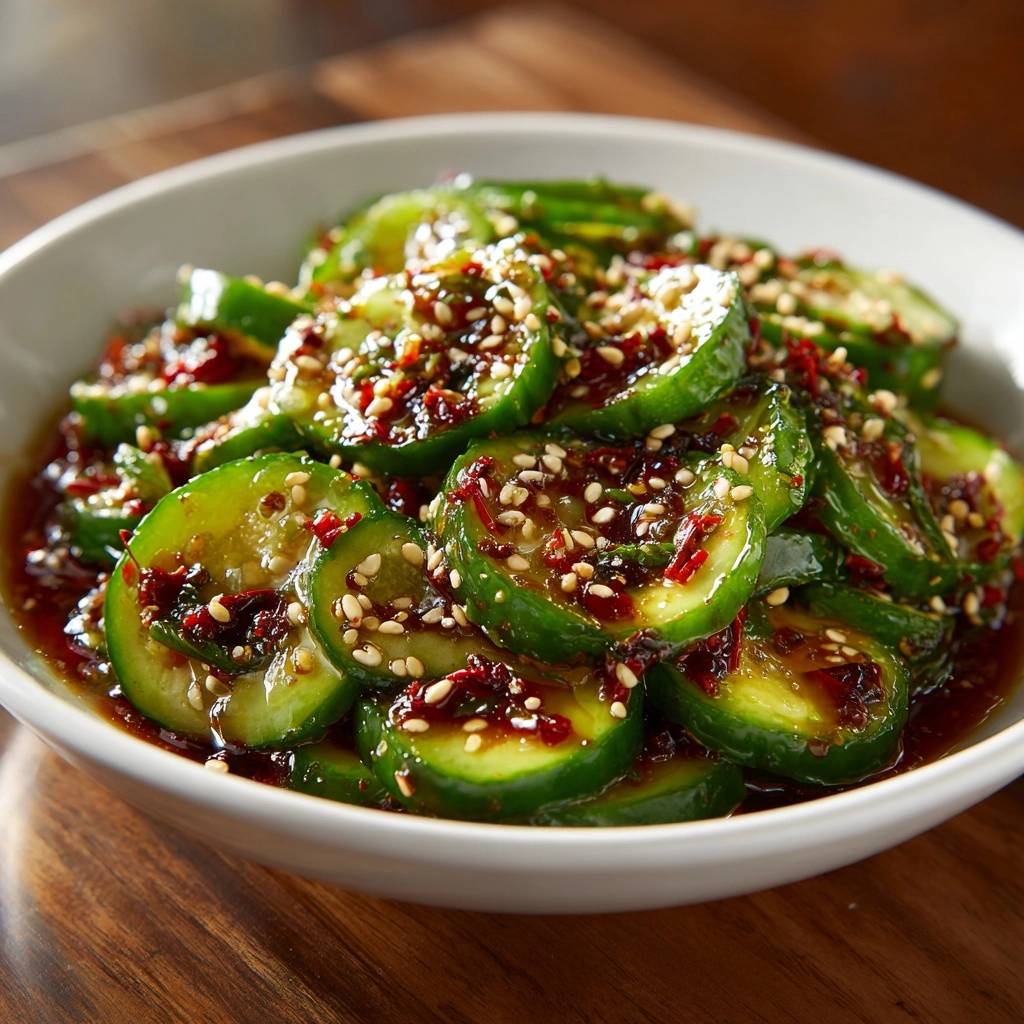 Scharfe Gurken-Spiralen (Nie wieder matschige Gurken!)