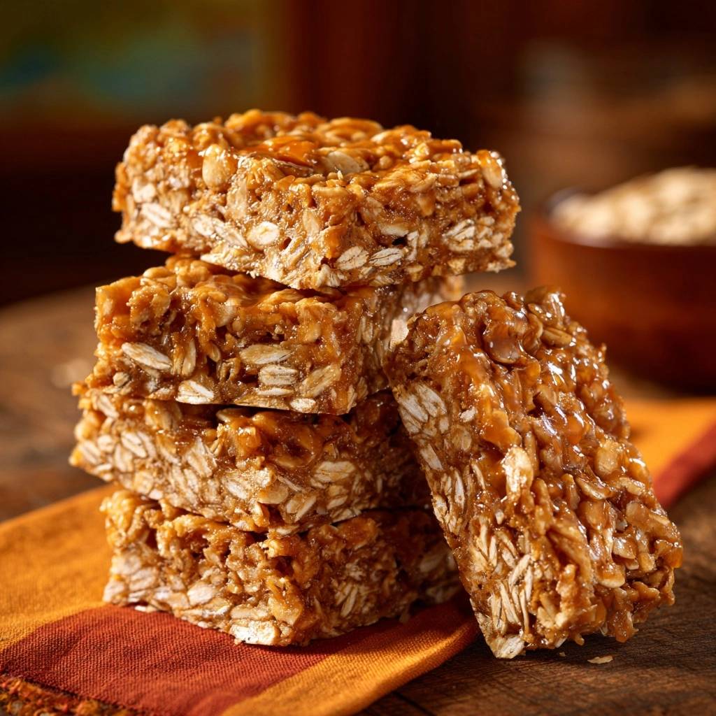 Pekannuss-Karamell-Haferriegel (Nie wieder zähes Karamell!)