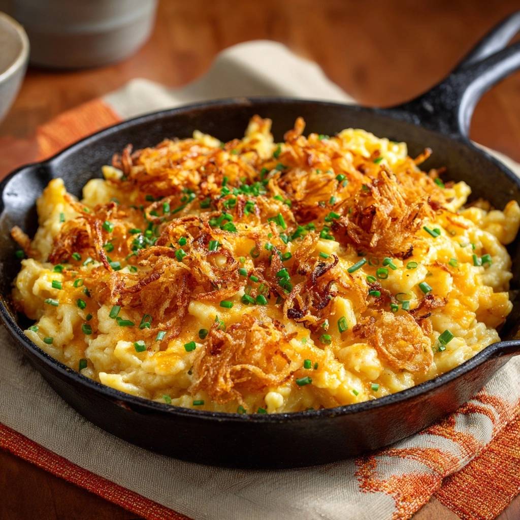 Knuspriger Käse-Kartoffel-Auflauf