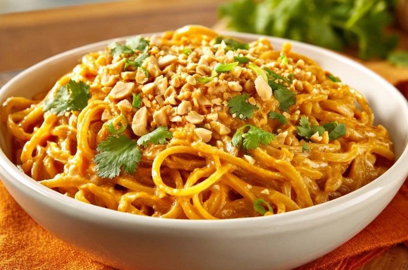 Cremige Erdnussnudeln (Keine klumpige Soße mehr!)