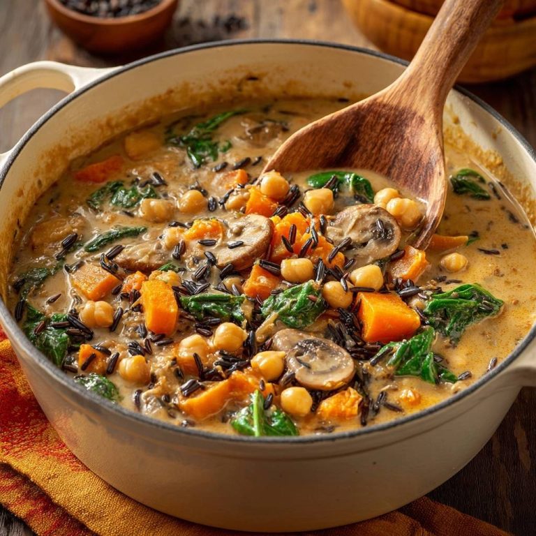 Cremiger Kichererbsen-Süßkartoffel-Eintopf – vegan