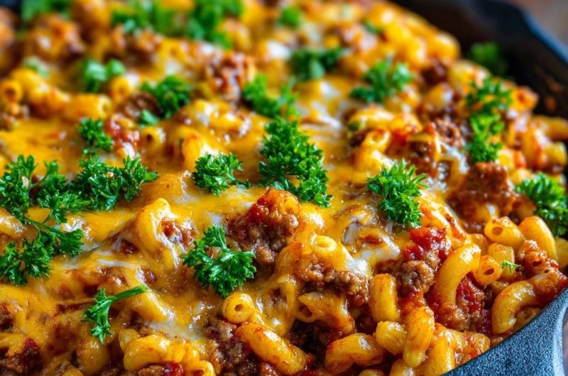 Cremiges One-Pan Hack-Mac & Cheese