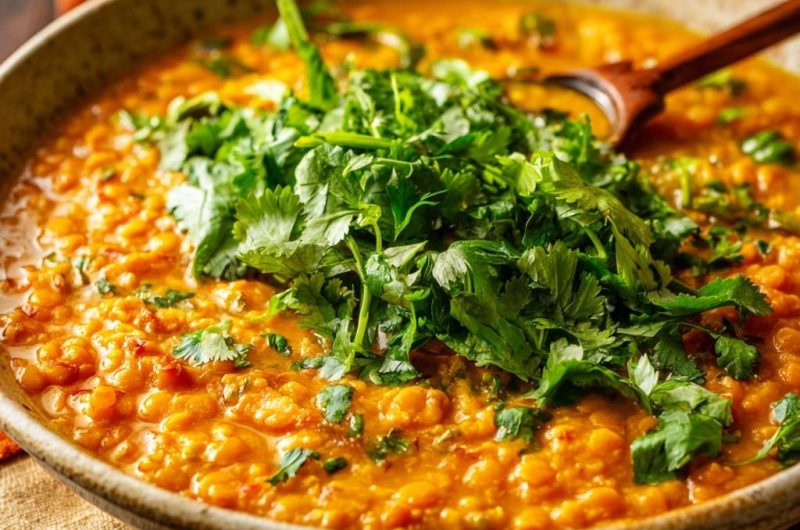 Cremiges Rotes Linsen-Dal