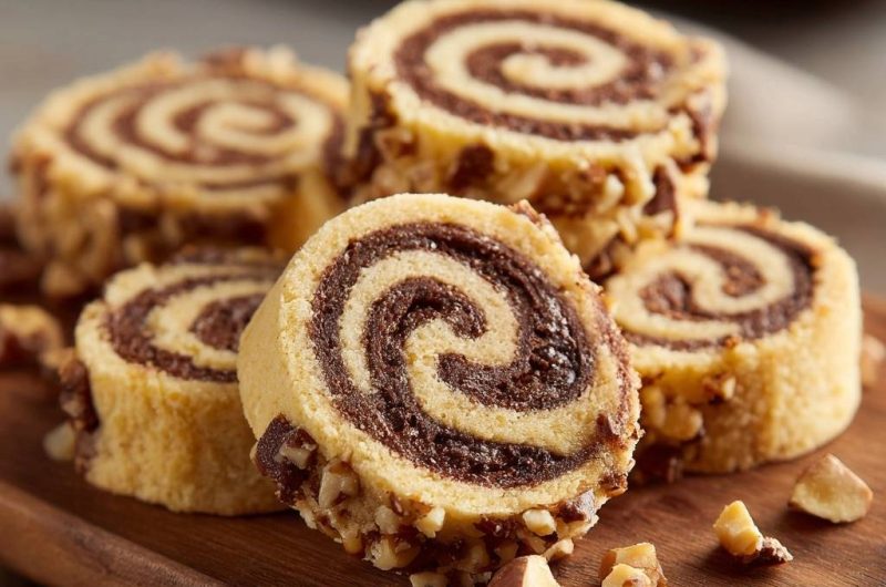 Haselnuss-Schoko-Spiralplätzchen (Nie wieder bröckelnde Scheiben!)