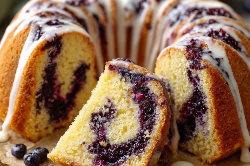 Heidelbeer-Swirl-Gugelhupf (Keine sinkenden Heidelbeeren mehr!)