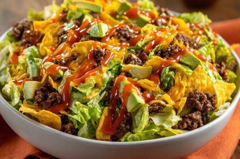 Knackiger Taco-Salat