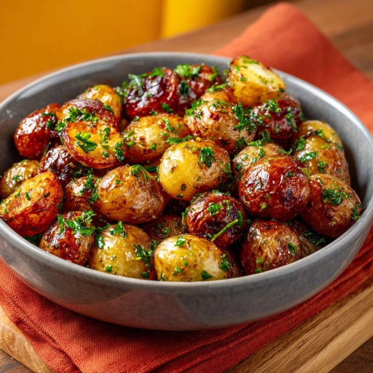 Knusprige Babykartoffeln mit Petersilie: Rezept